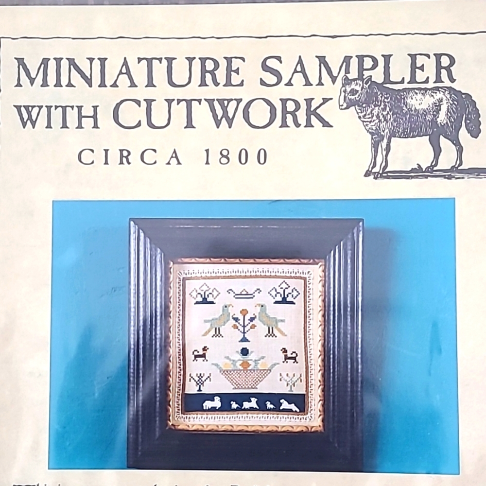 The Scarlet Letter sampler kit, circa 1800